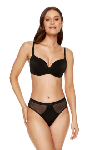 Andrea biustonosz usztywniany czarny (kolor czarny, rozmiar 85E) w sklepie Wasserman.eu