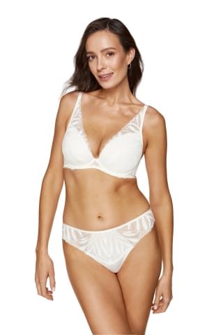 ⁨Eclipse biustonosz push-up kremowy (kolor kremowy, rozmiar 80D)⁩ w sklepie Wasserman.eu