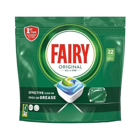⁨FAIRY Original All-In-One Kapsułki do zmywarki 1 op. - 22 szt.⁩ w sklepie Wasserman.eu