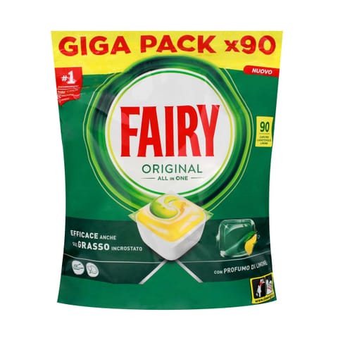 ⁨P&G FAIRY TABLETKI  90 ALL IN ONE Lemon&⁩ w sklepie Wasserman.eu