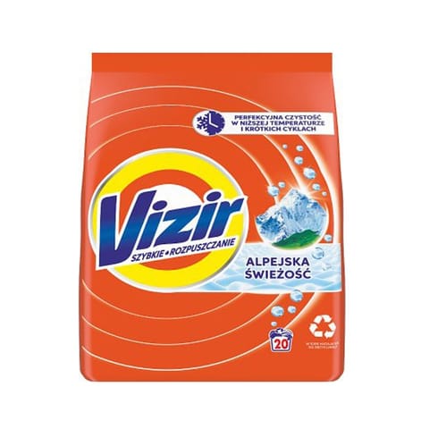 ⁨P&G VIZIR PROSZEK 1,1 KG ALPINE FRESH &⁩ w sklepie Wasserman.eu