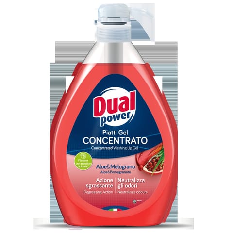 ⁨DUAL Power Płyn do mycia naczyń Aloes i Granat 1L⁩ w sklepie Wasserman.eu