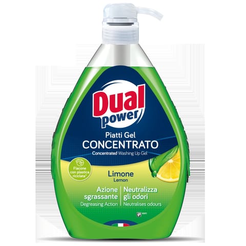 ⁨DUAL Power Płyn do mycia naczyń Limone 1L⁩ w sklepie Wasserman.eu