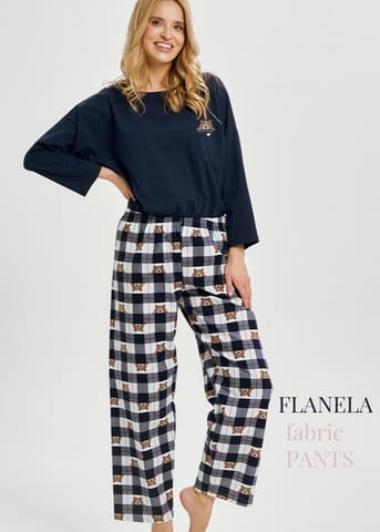 ⁨PIŻAMA TARO 3441 ASTRID AW26 01 (kolor granat, rozmiar S)⁩ w sklepie Wasserman.eu