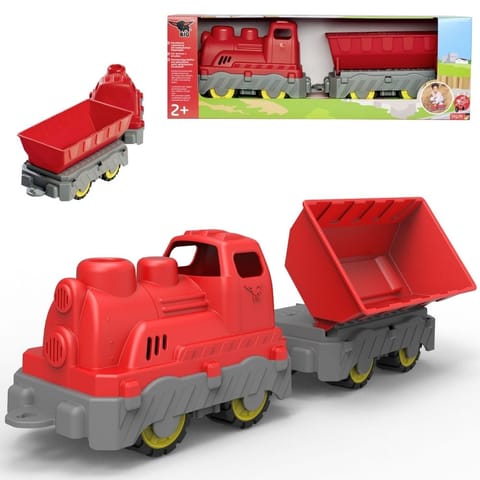 ⁨BIG Pociąg Towarowy Wagon z Wywrotką Zabawka do Pasku⁩ w sklepie Wasserman.eu