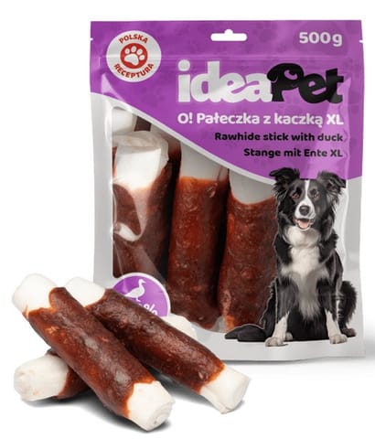 ⁨IdeaPet Pałeczka z kaczką XL 500g⁩ w sklepie Wasserman.eu
