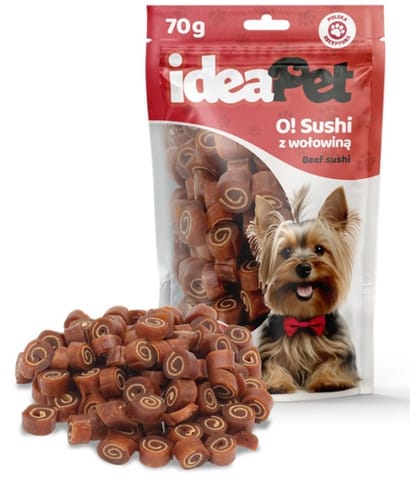 ⁨IdeaPet O! Sushi z wołowiną 70g⁩ w sklepie Wasserman.eu