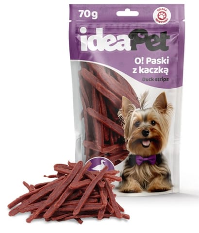 ⁨IdeaPet O! Paski z kaczką 70g⁩ w sklepie Wasserman.eu