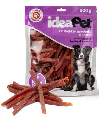⁨IdeaPet O! Miękkie Spaghetti z kaczki 500g⁩ w sklepie Wasserman.eu