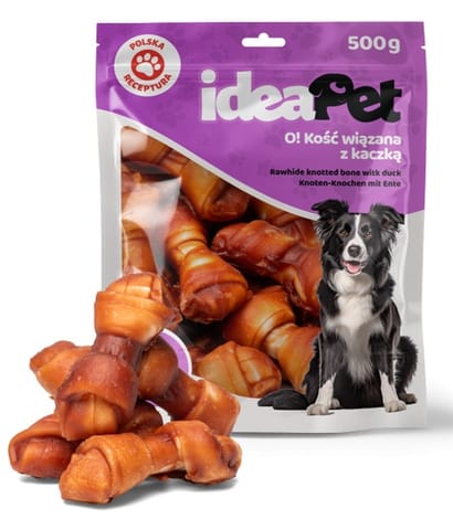 ⁨IdeaPet O! Kość wiązana z kaczką 500g⁩ w sklepie Wasserman.eu