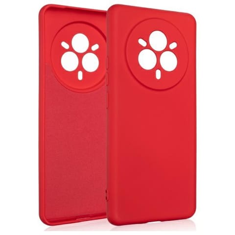 ⁨Etui Beline Silicone Realme 14 Pro       czerwone /red⁩ w sklepie Wasserman.eu