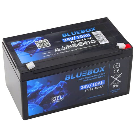 ⁨BLUEBOX Akumulator Żelowy VRLA AGM 24V10Ah Do Auta Na Akumulator⁩ w sklepie Wasserman.eu