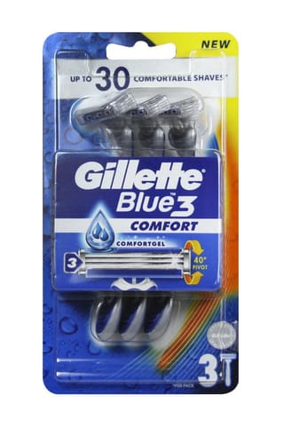 ⁨GILLETTE Blue 3 Comfort Maszynka do golenia dla mężczyzn 1 op. - 3 szt.⁩ w sklepie Wasserman.eu