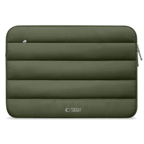 ⁨Etui Ochronne Tech-Protect Fluffy do Laptopa 13–14" Army Green⁩ w sklepie Wasserman.eu