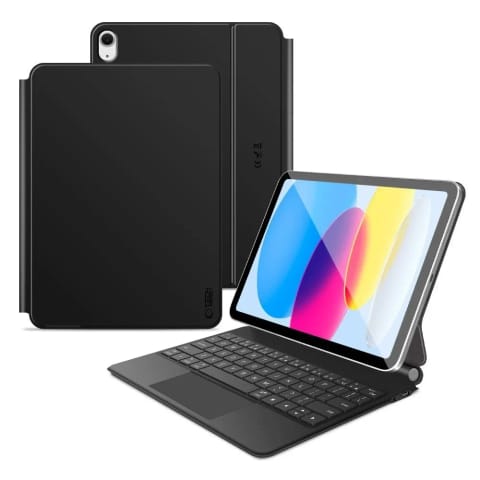 ⁨Etui z klawiaturą Tech-Protect iPad 10.9 / 11 SmartCase Black⁩ w sklepie Wasserman.eu