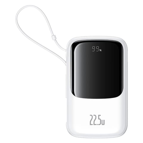 ⁨Powerbank Baseus Qpow Pro+ 10000mAh USB-C 22.5W Biały⁩ w sklepie Wasserman.eu