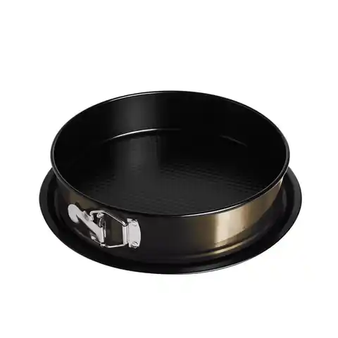 ⁨Baking pan round 26 x 6.8 cm BERLINGER HAUS BH/6808 Metallic Line Shiny Black Edition⁩ at Wasserman.eu
