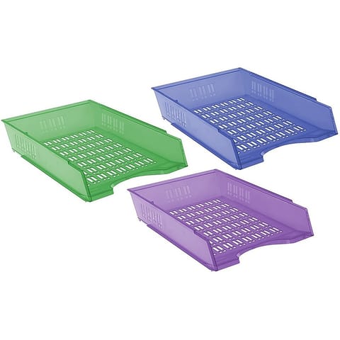 ⁨Szufladka na biurko DONAU, 370x256x70mm, ażurowa,⁩ w sklepie Wasserman.eu