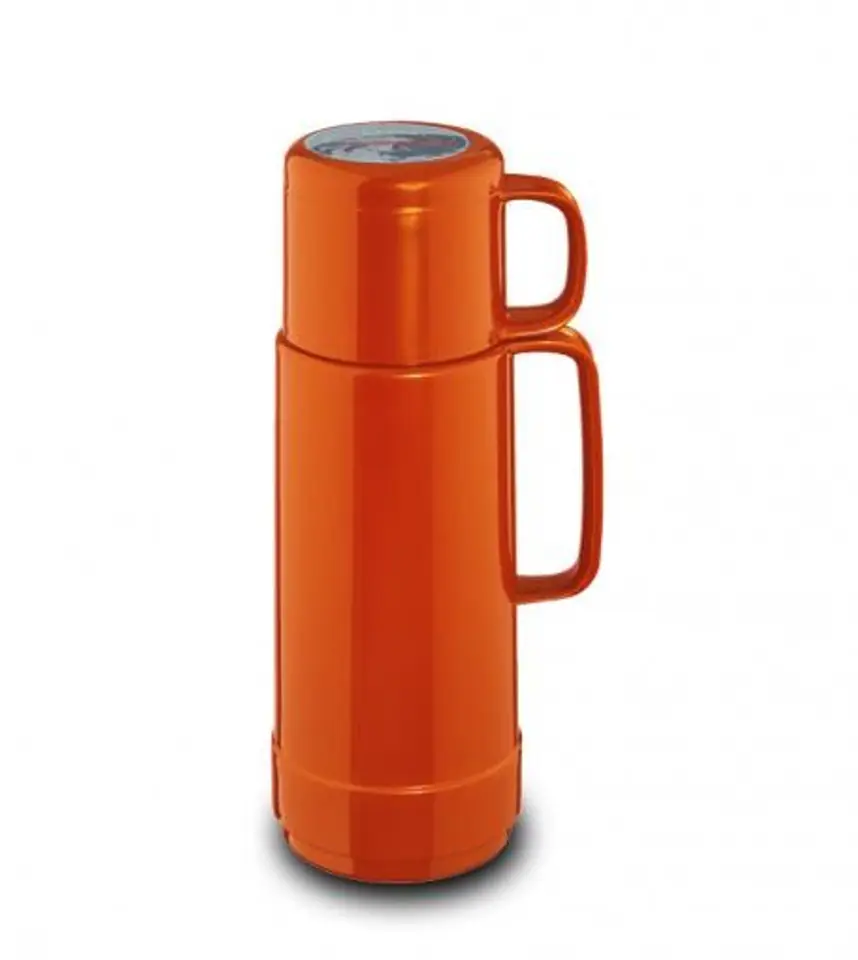 ⁨ROTPUNKT Capacity glass thermos. 0.5 l, shiny fox (red)⁩ at Wasserman.eu