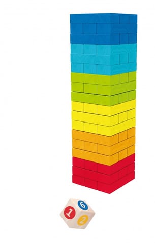 ⁨Game Colorful tower⁩ at Wasserman.eu