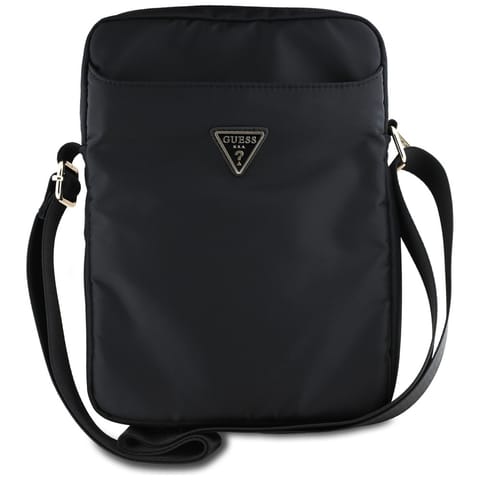 ⁨Guess Bag GUTB10NTMLBK 10" black /black Nylon Triangle Logo⁩ at Wasserman.eu