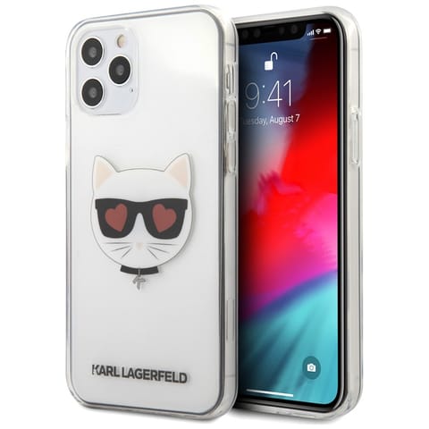 ⁨Karl Lagerfeld KLHCP12LCLTR iPhone12 Pro Max 6,7" hardcase Transparent Choupette⁩ w sklepie Wasserman.eu