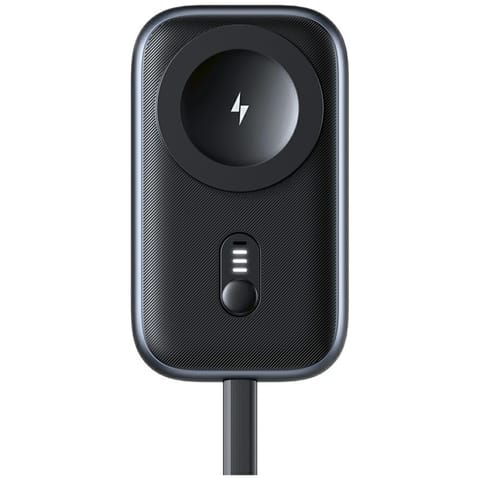 ⁨Ładowarka indukcyjna 2w1 Usams CD245 do  Apple Watch z powerbankiem 1200mAh + kabel USB-C titanium⁩ w sklepie Wasserman.eu