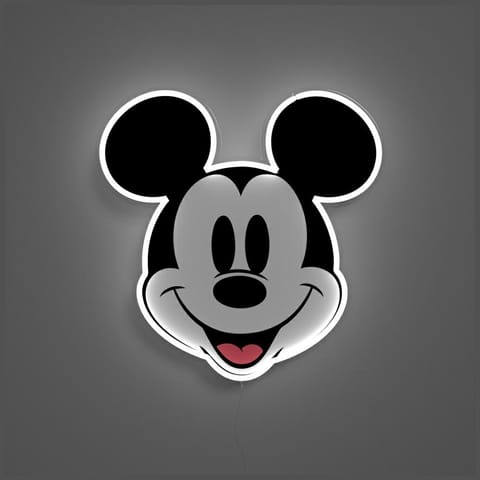 ⁨Neon Yellowpop Disney Mickey Printed     Face⁩ w sklepie Wasserman.eu