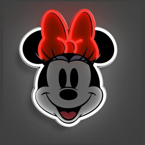 ⁨Neon Yellowpop Disney Minnie Printed     Face⁩ w sklepie Wasserman.eu