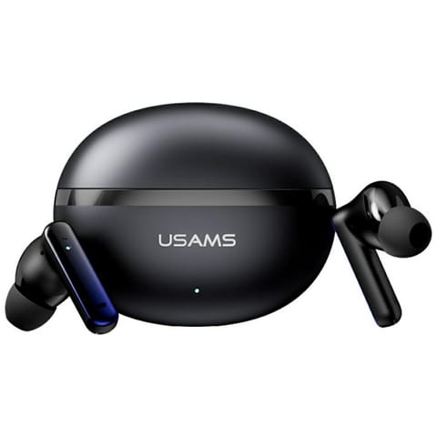 ⁨Słuchawki Bluetooth USAMS Echo E02 TWS   ANC+ENC bezprzewodowe czarny⁩ w sklepie Wasserman.eu
