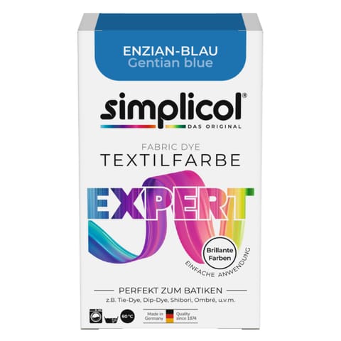 ⁨Simplicol Expert Barwnik do Tkanin Enzian-Blau 150 g⁩ w sklepie Wasserman.eu
