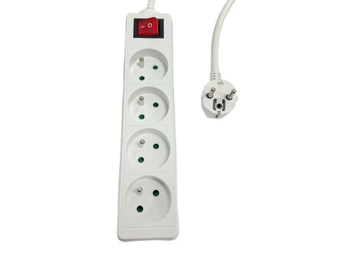 ⁨MicroConnect 4-way Power Strip on/off⁩ w sklepie Wasserman.eu