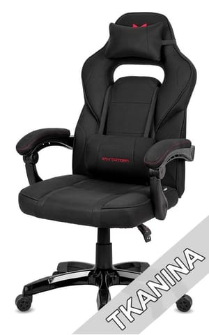 ⁨Fotel obrotowy do biurka TITAN BLACK FABRIC BASIC⁩ w sklepie Wasserman.eu