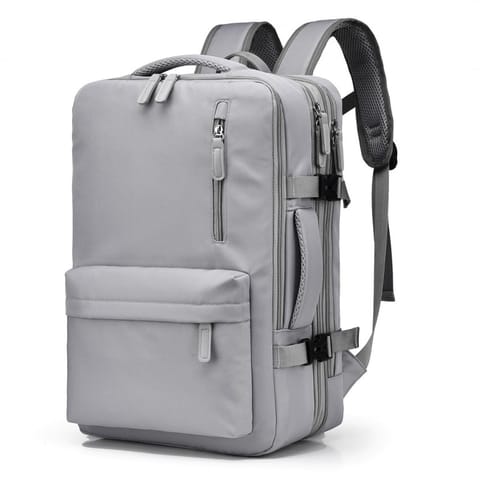 ⁨Plecak podróżny, kabinowy do samolotu, wodoodporny z USB, 44x30x16/26cm PL173⁩ w sklepie Wasserman.eu