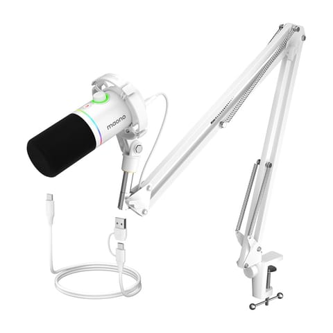 ⁨Mikrofon Maono PD200XS (biały)⁩ w sklepie Wasserman.eu