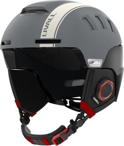 ⁨Kask narciarski Bluetooth 57-61cm Intercom/SOS szary⁩ w sklepie Wasserman.eu