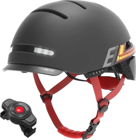 ⁨Kask miejski Bluetooth 54-58cm JBL/LED/SOS/PTT czarny⁩ w sklepie Wasserman.eu