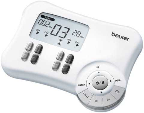 ⁨Beurer EM 80 electronic muscle stimulator Electrodes unit 4 channels White⁩ at Wasserman.eu