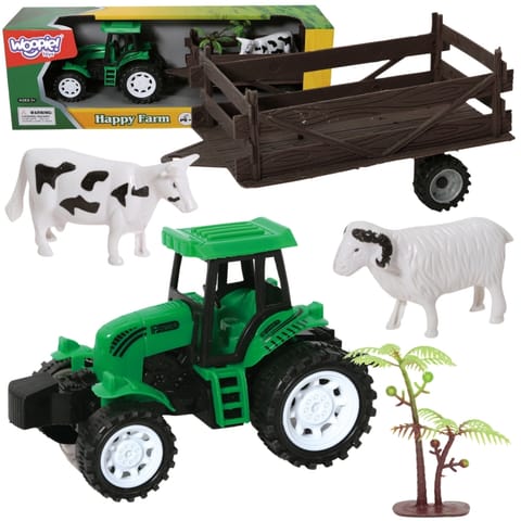 ⁨WOOPIE Traktor Rolniczy z Przyczepką i Zwierzętami⁩ w sklepie Wasserman.eu