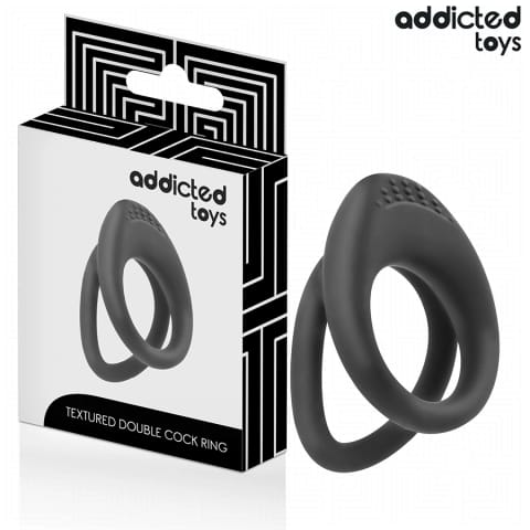 ⁨Addicted Toys Double Ring Teksturowany System Stabilizujący 72 mm⁩ w sklepie Wasserman.eu