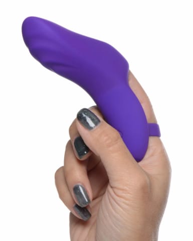 ⁨FRISKY Finger Bang Her Pro Pierścieniowy Wibrator do Palca Fioletowy⁩ w sklepie Wasserman.eu