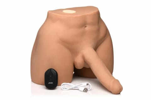 ⁨JOCK Auto-Squeezing & Vibrating System Medium TPE USB z pilotem⁩ w sklepie Wasserman.eu