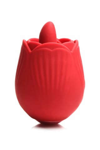 ⁨BLOOMGASM French Rose Licking & Vibrating System Czerwony 10 trybow⁩ w sklepie Wasserman.eu