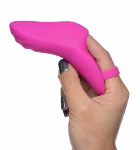 ⁨FRISKY Finger Bang Her Pro Pink - Wibrująca Nakładka na Palec, 12 cm⁩ w sklepie Wasserman.eu