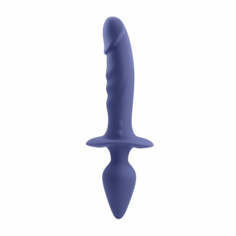 ⁨Gender X Dual Defender silikonowy wibrator dwustronny 26 cm z pilotem⁩ w sklepie Wasserman.eu