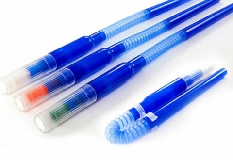 ⁨Curan Man CM12 Cewnik jednorazowy z uchwytem Blue Grip - 12CH, 1 szt.⁩ w sklepie Wasserman.eu