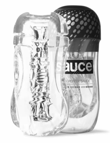 Sauce Black Pepper Cup model z teksturą CyberSkin, cichy system, 20-28mm w sklepie Wasserman.eu