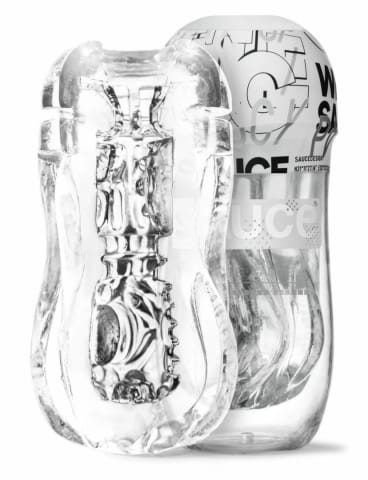 Sauce Cup White - Intymny kubek z technologią silnego podciśnienia, CyberSkin w sklepie Wasserman.eu