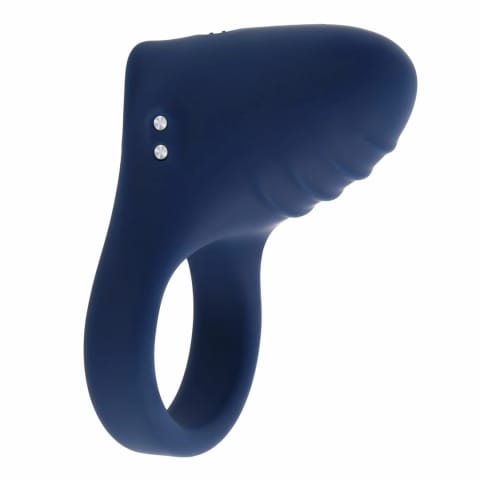 ⁨Playboy Pleasure Point Blue - silikonowy pierścień wibrujący, 10 trybow⁩ w sklepie Wasserman.eu