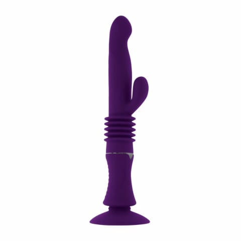 ⁨Playboy Hoppy Ending Purple - wielofunkcyjny model intymny z funkcją ruchu⁩ w sklepie Wasserman.eu